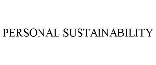 PERSONAL SUSTAINABILITY