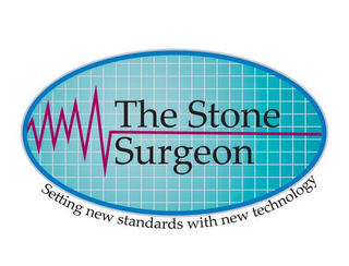 THE STONE SURGEON SETTING NEW STANDARDSWITH NEW TECHNOLOGY