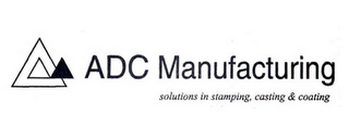 ADC MANUFACTURING SOLUTIONS IN STAMPING, CASTING & COATING