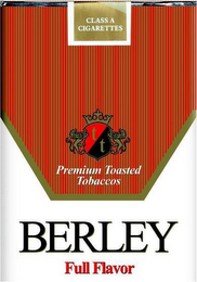 CLASS A CIGARETTES T T PREMIUM TOASTED TOBACCOS BERLEY FULL FLAVOR