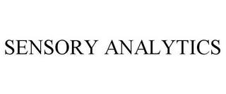 SENSORY ANALYTICS