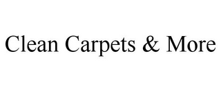 CLEAN CARPETS & MORE