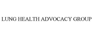 LUNG HEALTH ADVOCACY GROUP