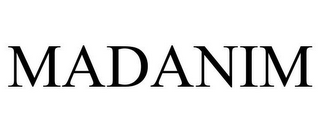 MADANIM