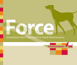 FORCE DEHYDRATED RAW DOG FOOD FOR ADULT MAINTENANCE THE HONEST KITCHEN MADE WITH CHICKEN, VEGETABLES AND FRUITS. GRAIN-FREE.