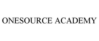 ONESOURCE ACADEMY