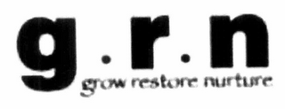 G.R.N. GROW RESTORE NURTURE