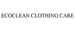 ECOCLEAN CLOTHING CARE