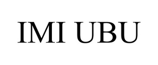 IMI UBU