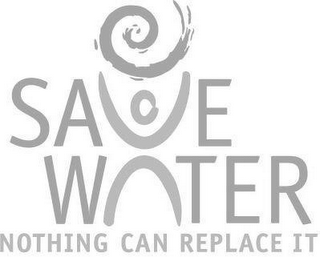 SAVE WATER NOTHING CAN REPLACE IT