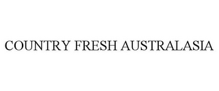 COUNTRY FRESH AUSTRALASIA