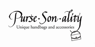 PURSE · SON · ALITY UNIQUE HANDBAGS AND ACCESSORIES