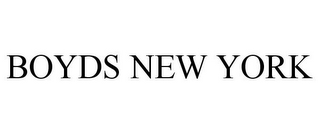 BOYDS NEW YORK