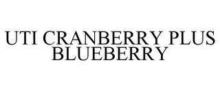 UTI CRANBERRY PLUS BLUEBERRY