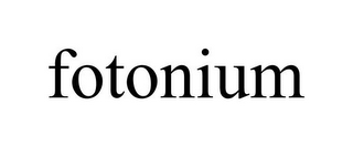 FOTONIUM