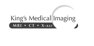 KING'S MEDICAL IMAGING MRI · CT · X-RAY