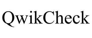 QWIKCHECK