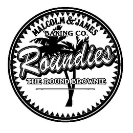 MALCOLM & JAMES BAKING CO. ROUNDIES THE ROUND BROWNIE