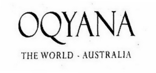 OQYANA THE WORLD - AUSTRALIA