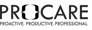 PR{}CARE PROACTIVE. PRODUCTIVE. PROFESSIONAL.