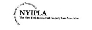 NYIPLA THE NEW YORK INTELLECTUAL PROPERTY LAW ASSOCIATION NINETEEN HUNDRED AND TWENTY-TWO