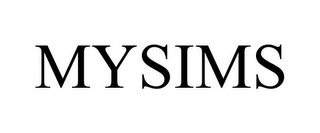 MYSIMS