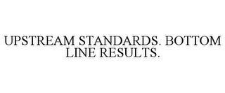 UPSTREAM STANDARDS. BOTTOM LINE RESULTS.