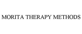 MORITA THERAPY METHODS