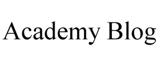 ACADEMY BLOG