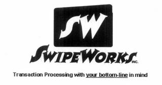 SW SWIPEWORKS TRANSACTION PROCESSING WITH YOUR BOTTOM LINE IN MIND