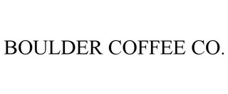 BOULDER COFFEE CO.