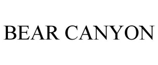 BEAR CANYON