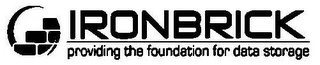 IRONBRICK PROVIDING THE FOUNDATION FOR DATA STORAGE