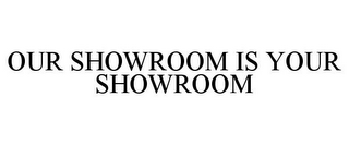 OUR SHOWROOM IS YOUR SHOWROOM