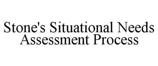 STONE'S SITUATIONAL NEEDS ASSESSMENT PROCESS