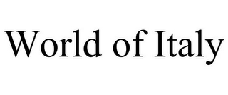 WORLD OF ITALY