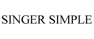 SINGER SIMPLE