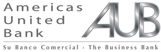 AMERICAS UNITED BANK AUB SU BANCO COMERCIAL. THE BUSINESS BANK.