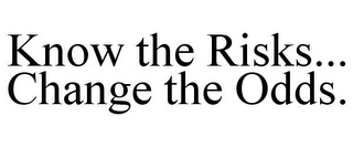 KNOW THE RISKS... CHANGE THE ODDS.