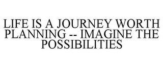 LIFE IS A JOURNEY WORTH PLANNING -- IMAGINE THE POSSIBILITIES