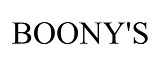 BOONY'S