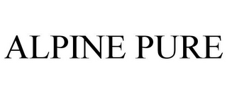 ALPINE PURE