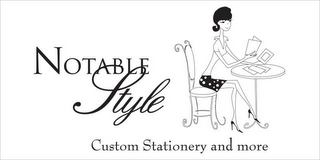 NOTABLE STYLE CUSTOM STATIONERY AND MORE