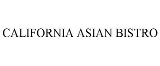 CALIFORNIA ASIAN BISTRO