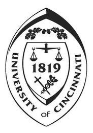 UNIVERSITY OF CINCINNATI 1819