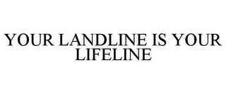 YOUR LANDLINE IS YOUR LIFELINE