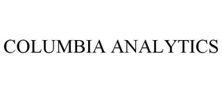 COLUMBIA ANALYTICS