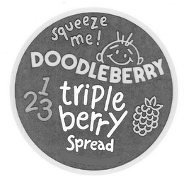 SQUEEZE ME! DOODLEBERRY 123 TRIPLE BERRY SPREAD