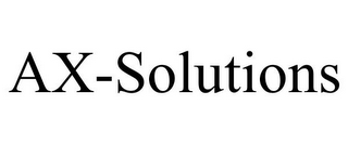 AX-SOLUTIONS