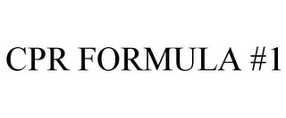 CPR FORMULA #1